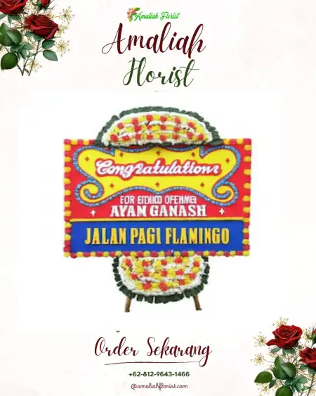 Sewa Papan Bunga Tropodo